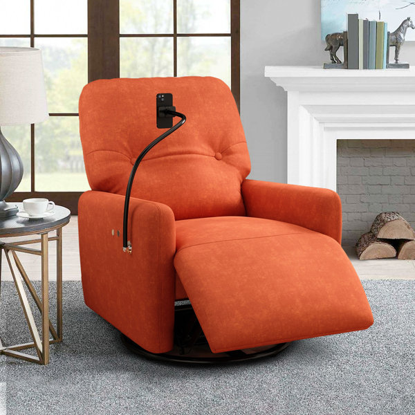 Latitude Run® 270 Degree Swivel Electric Recliner Home Theater Seating